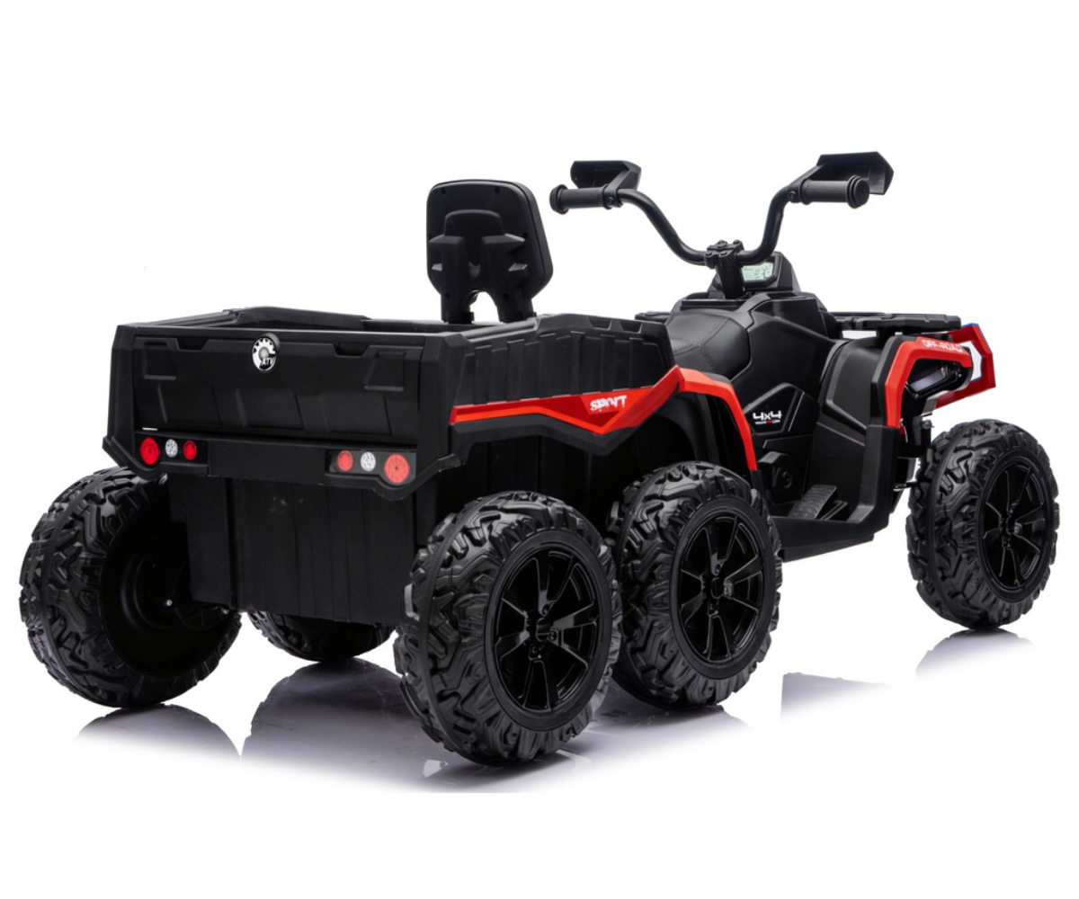Aku peal sõidetav laste ATV esitulede, USB ja Bluetoothiga