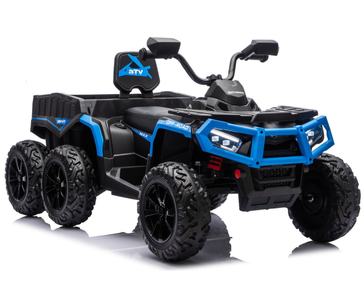 Elektriline laste ATV JC606 sinise kere ja kastiga