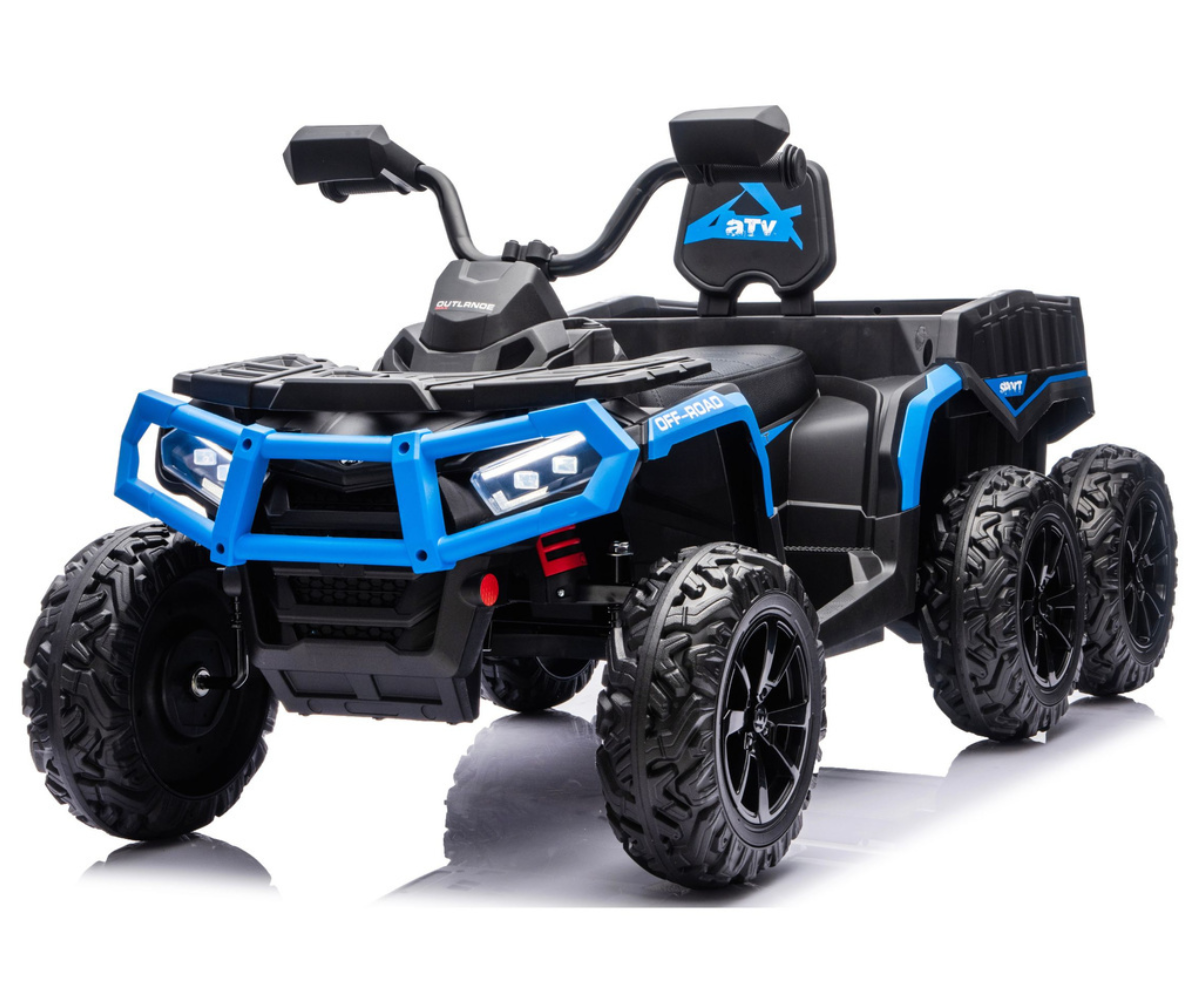 Laste pealesõidetav ATV kastiga aktiivseks õuemänguks