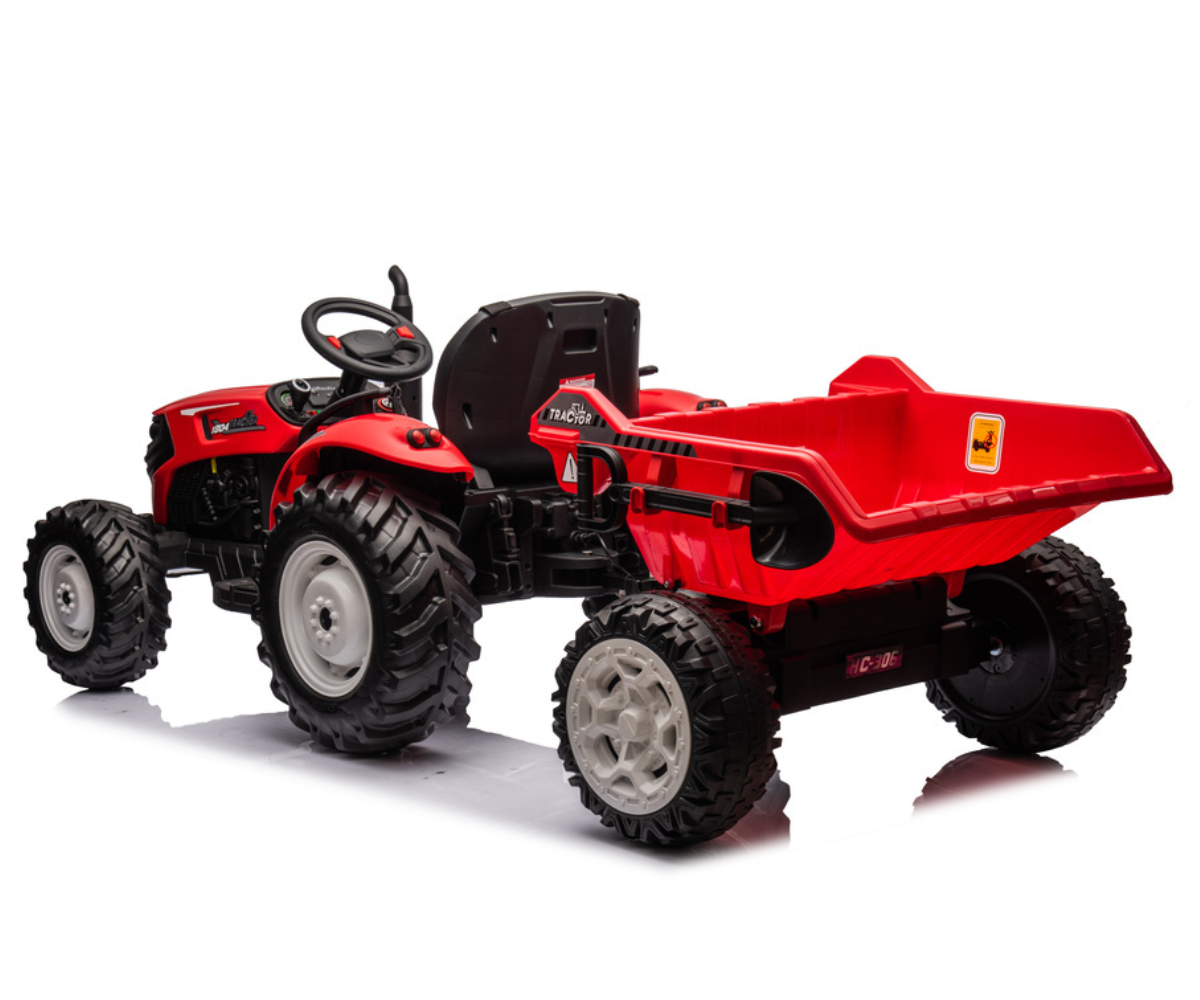 LEAN CARS HC-306 aku traktor 24V süsteemi ja haagisega