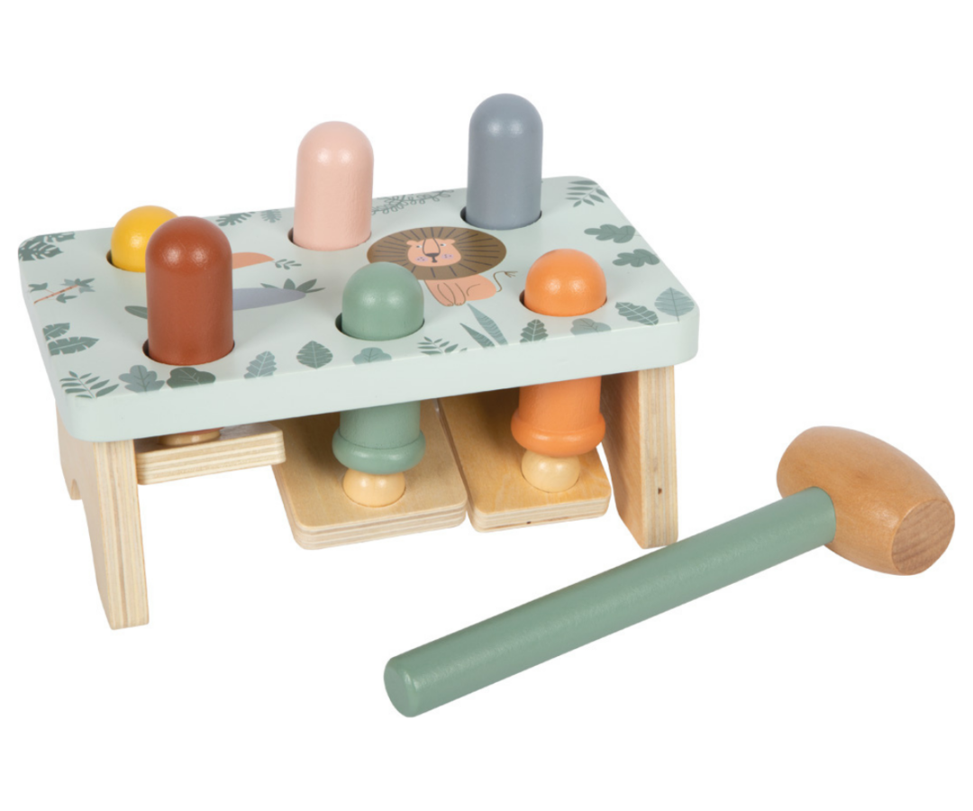 Small foot Safari haamrimäng kvaliteetsest FSC puidust lapsele