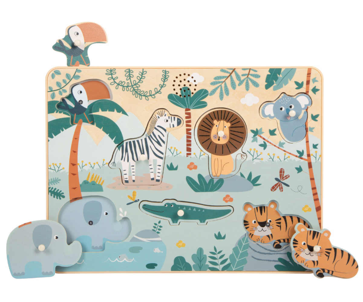 Laste Safari helipusle loomade tundmaõppimiseks ja käe-silma koordinatsiooni arendamiseks