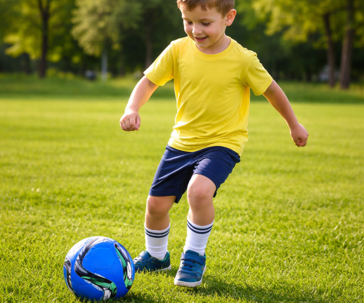 Suurus 5 jalgpall lapsele sportlikuks mänguks ja harjutamiseks