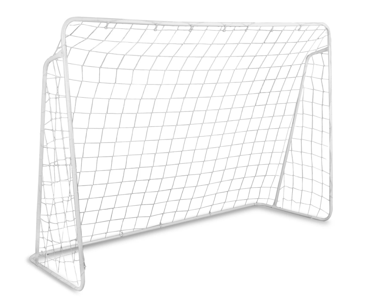 Neo-Sport jalgpallivärav polüetüleenvõrgu ja kinnitusvaiadega