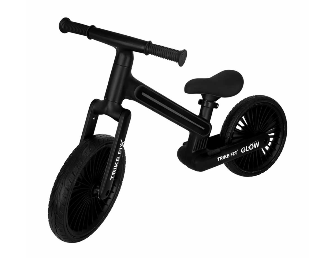 Jooksuratas Trike Fix Glow LED-valgustusega (2+) - must
