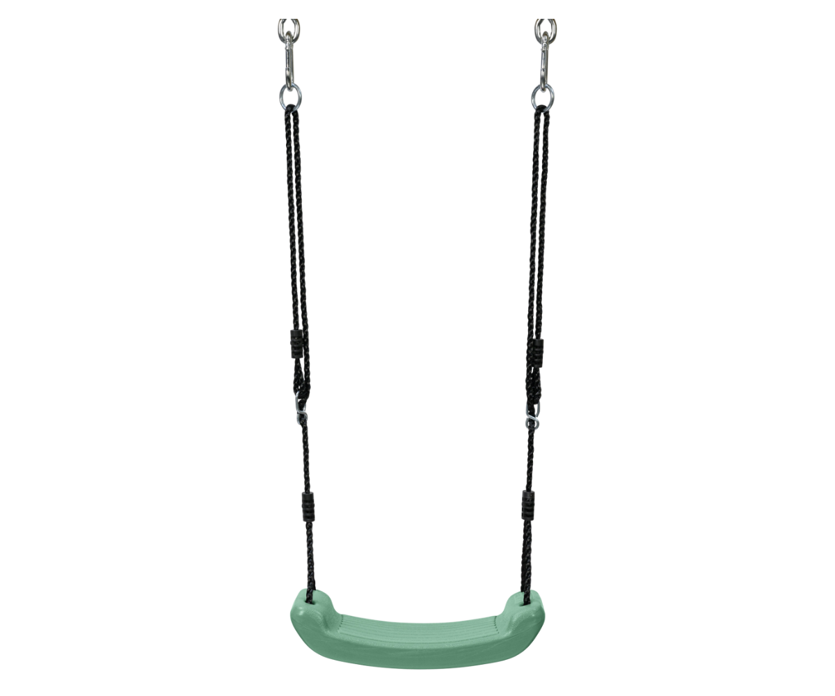 Reguleeritavate nööridega pastelne roheline kiigeiste aeda