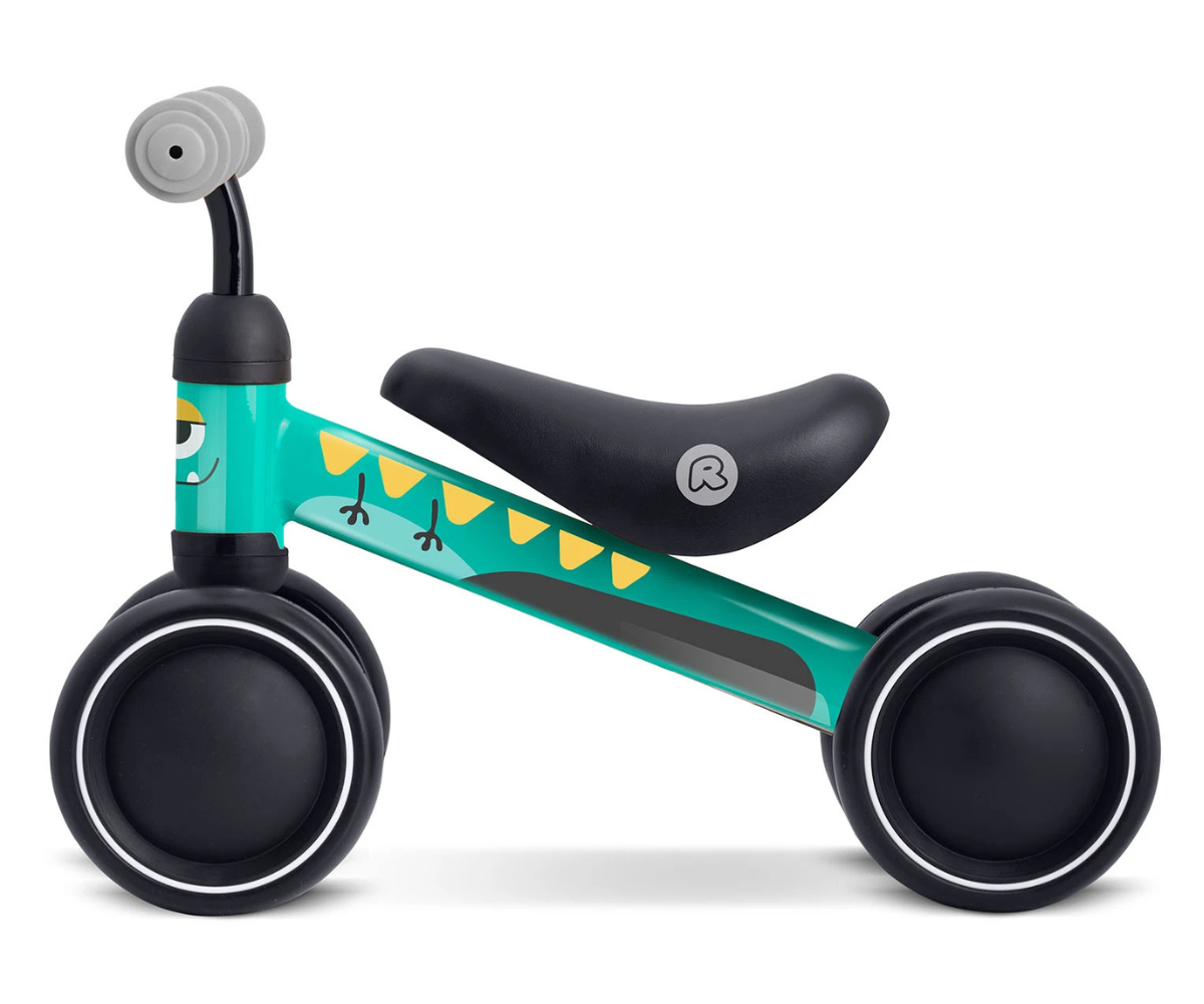 Laste jooksuratas stabiilsete ratastega õppimiseks.