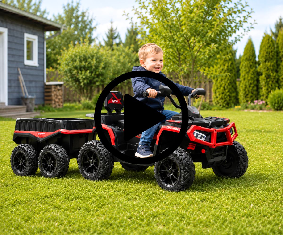 Laste ATV haagisega video