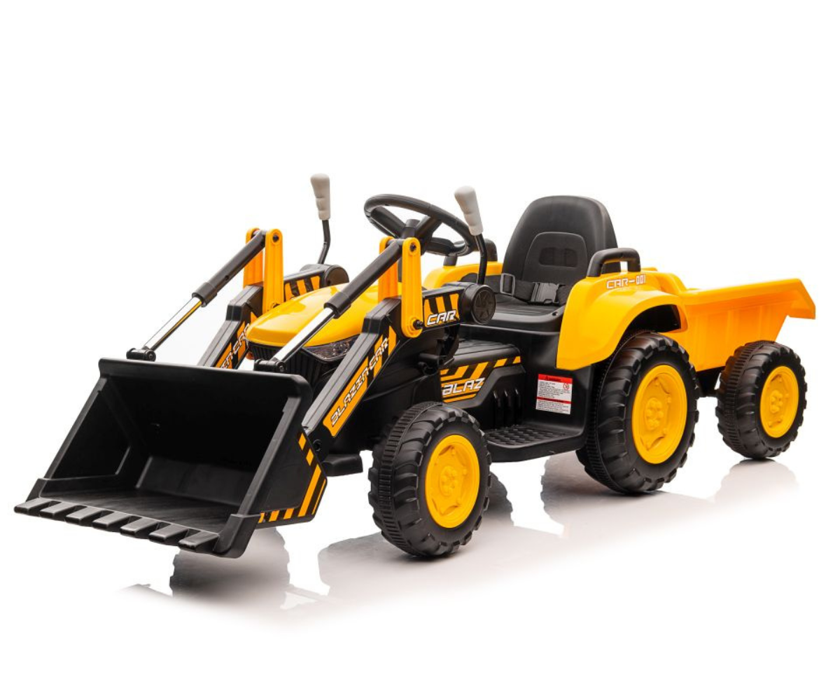 Aku traktor lapsele 2 mootori, kaugjuhtimispuldi ja esituledega