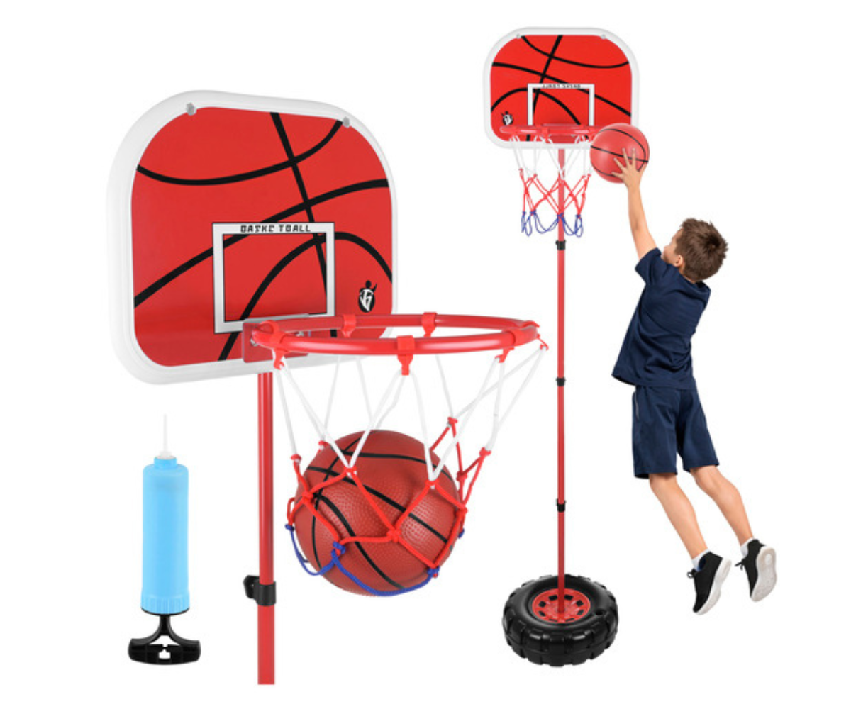 Korvpallikorv 170 cm aktiivseks mänguks ja visketäpsuse arendamiseks