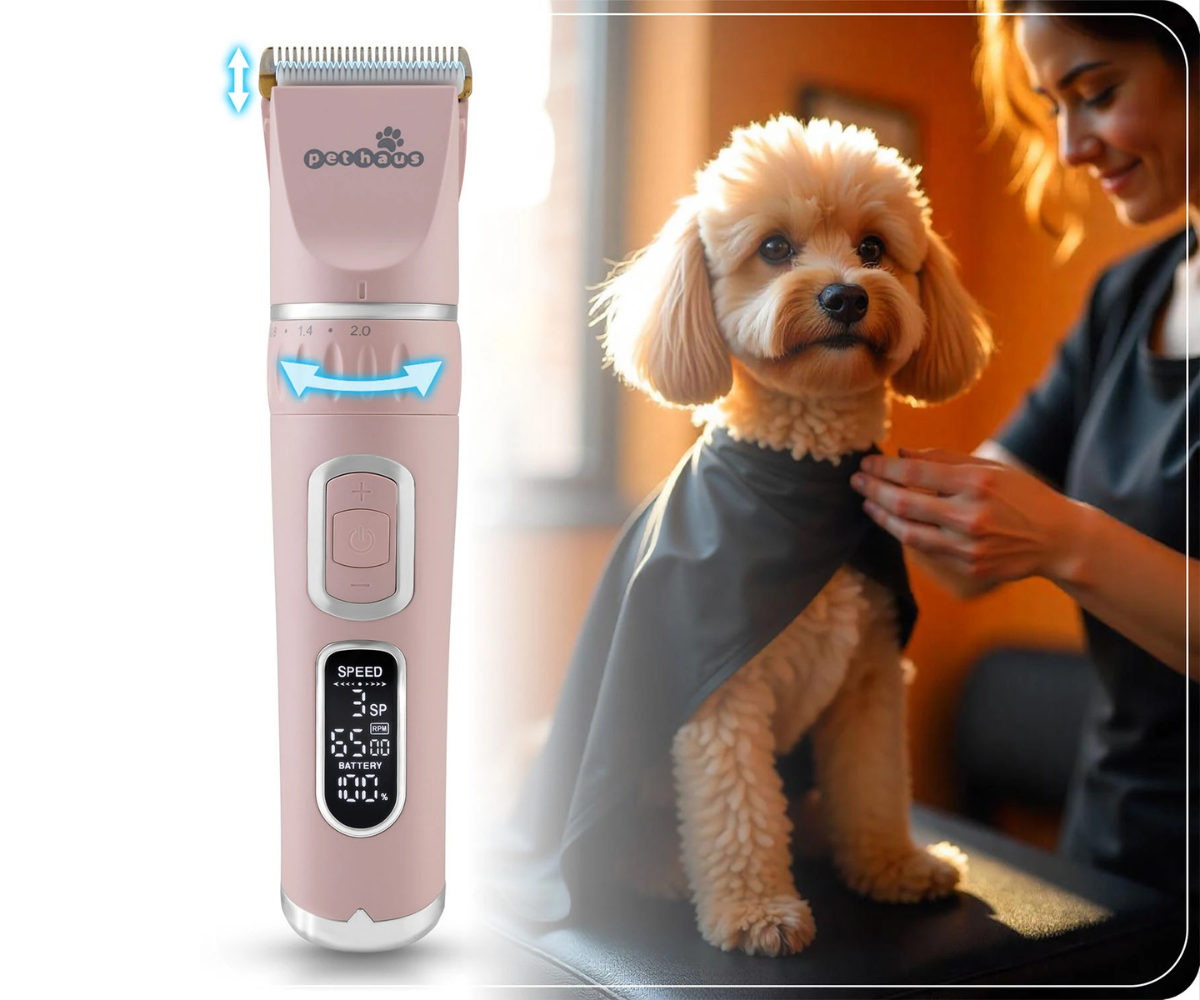 Pethaus PH-100 vaikne lemmikloomalõikur reguleeritava lõikepikkusega