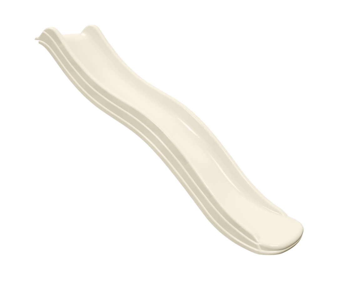 Vastupidav HDPE plastikust liumägi pastelne valge