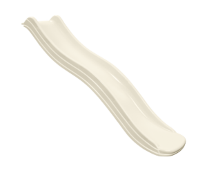 Vastupidav HDPE plastikust liumägi pastelne valge