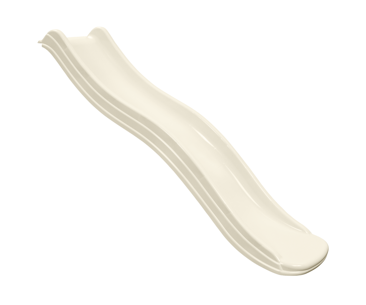 Vastupidav HDPE plastikust liumägi pastelne valge