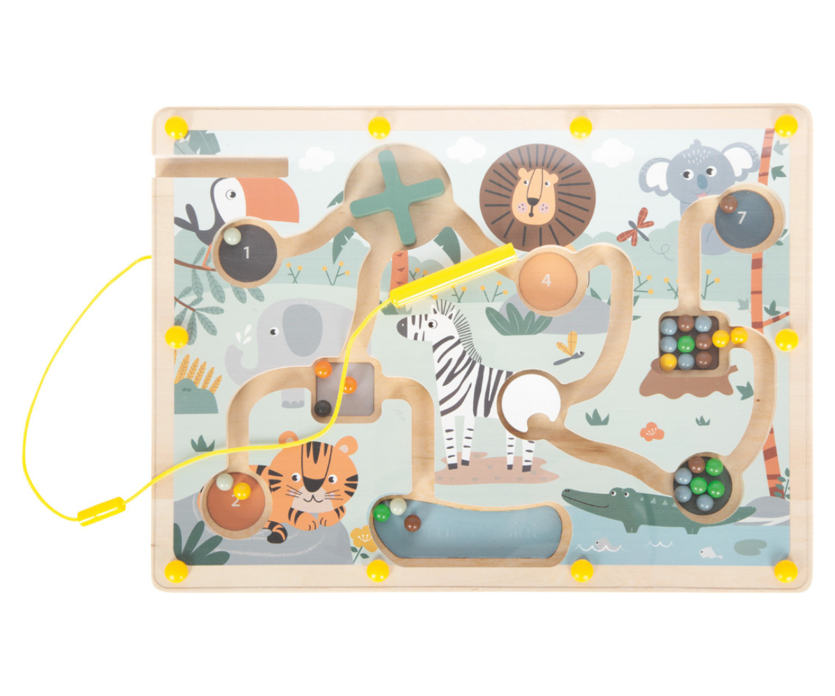 Magnetlabürint osavusmäng Safari Small foot (2+)