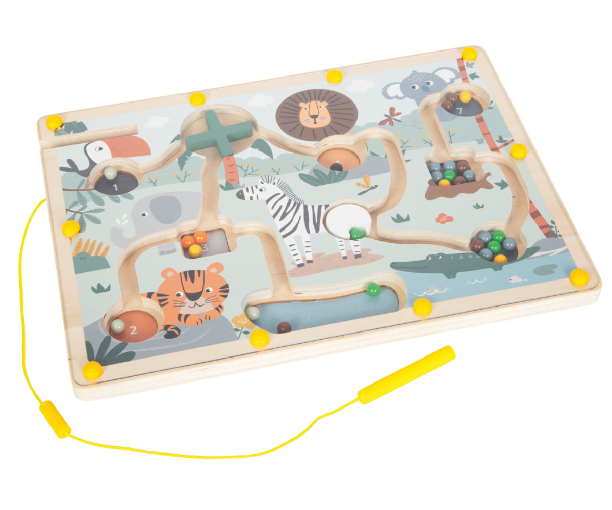 Magnetlabürint osavusmäng Safari Small foot (2+)