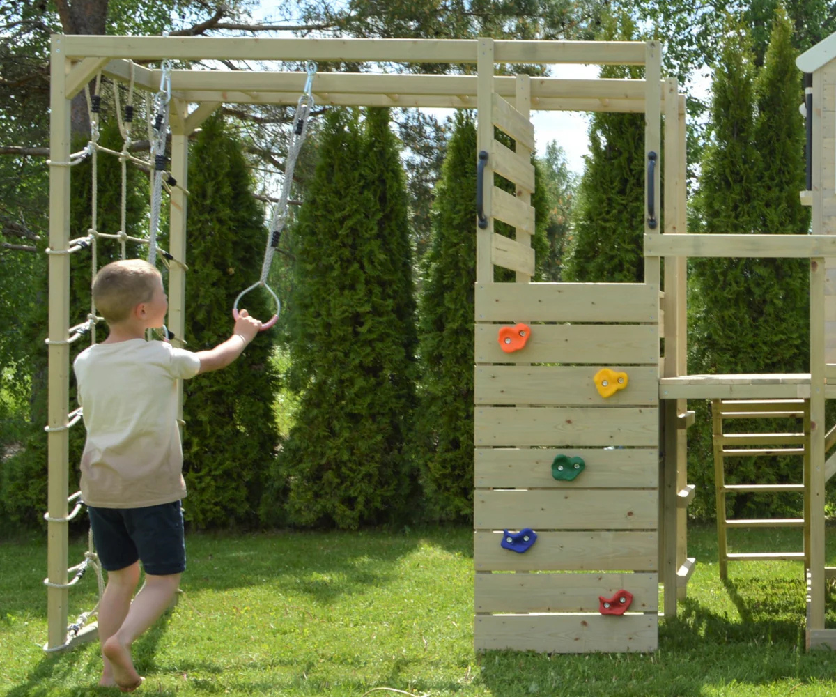 Mängumaja Mirell M28G + ronimismoodul Gym (hall)