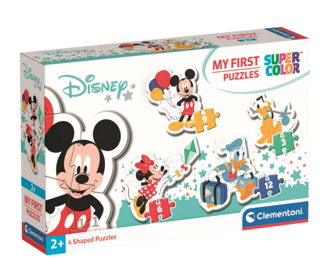 Nelja puslega Miki Hiire teemaline lastekomplekt loogika ja käeliste oskuste arendamiseks