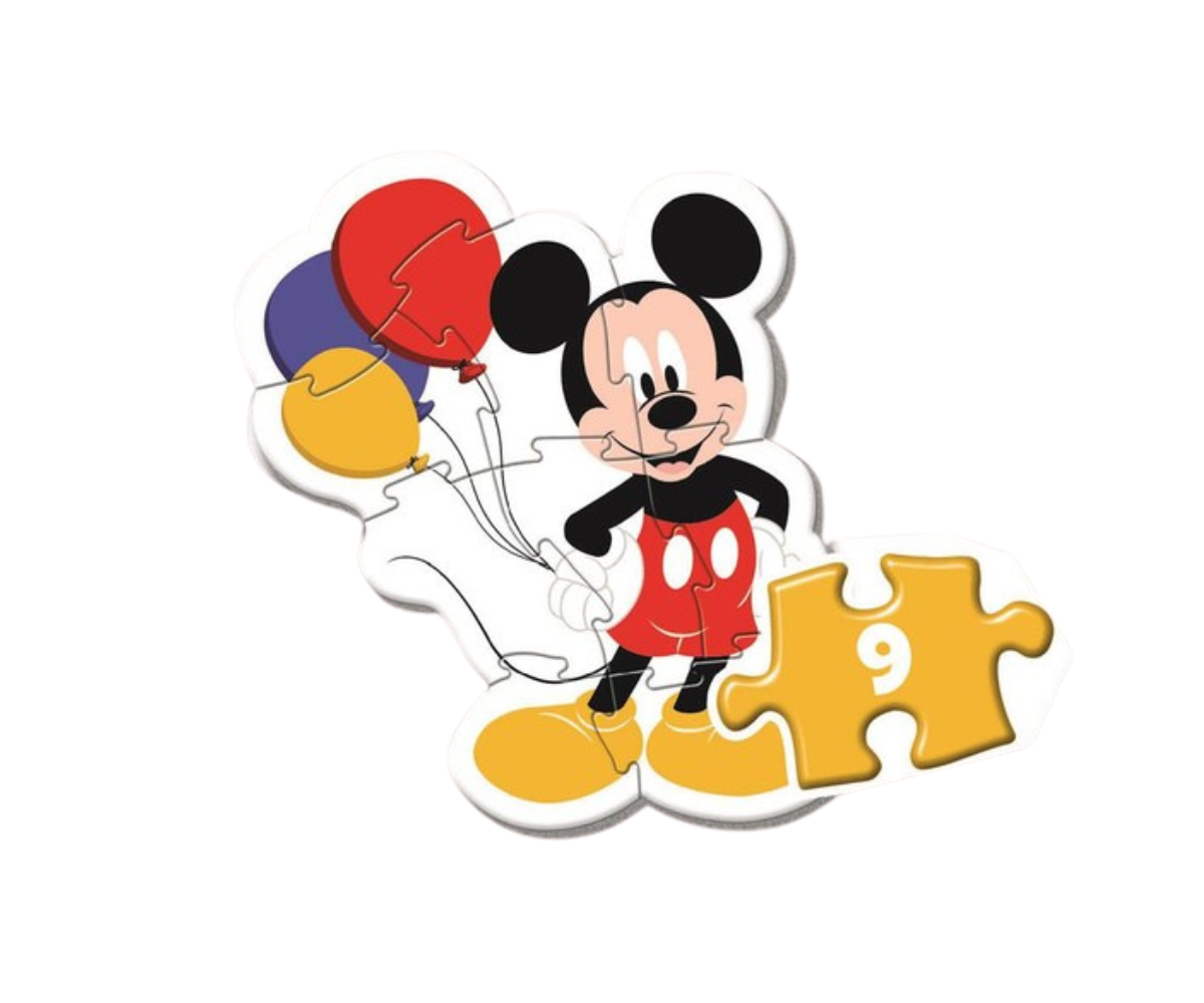 Laste pusled Miki Hiirega järk-järgult kasvava raskusastmega