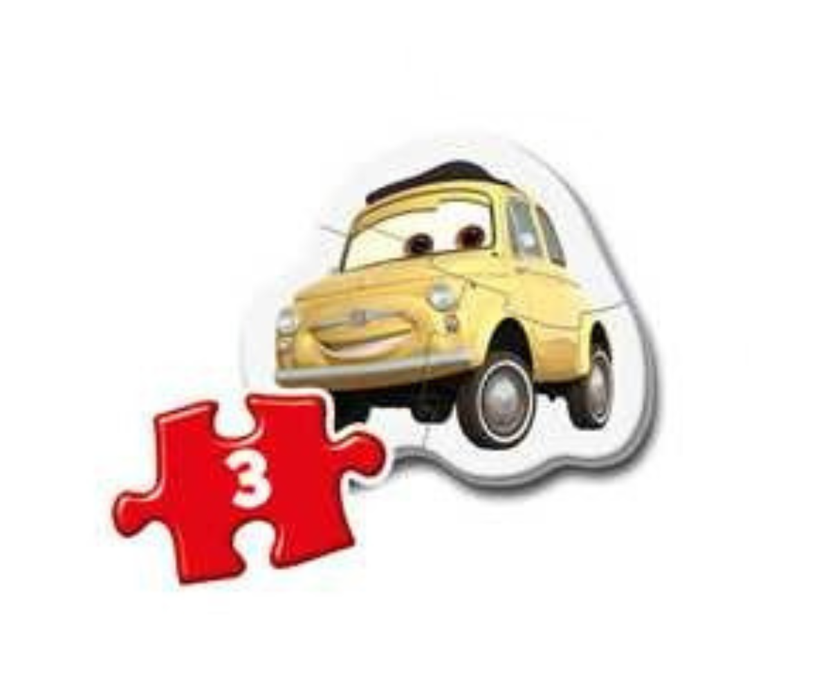 Disney Pixar Autode teemaline puslekomplekt esimesteks puslekogemusteks