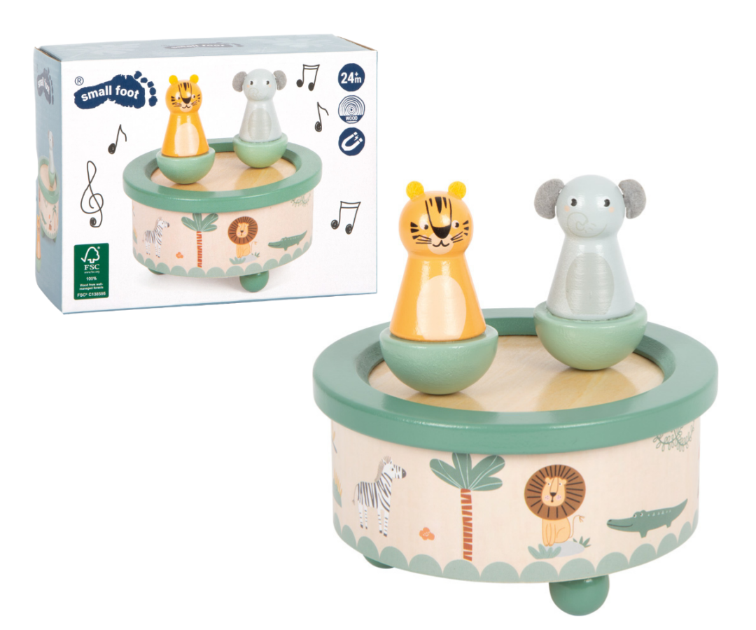 Dekoratiivne puidust muusikatoos Safari lapse tuppa ja kingituseks