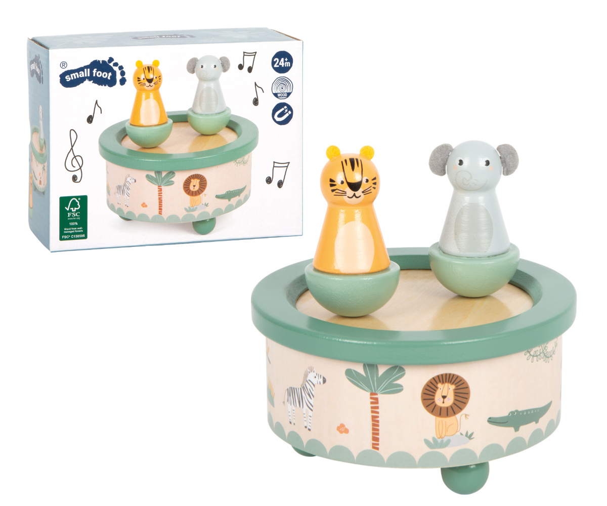 Dekoratiivne puidust muusikatoos Safari lapse tuppa ja kingituseks