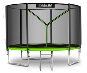 Neo-Sport aiabatuut 435 cm turvavõrgu ja redeliga.