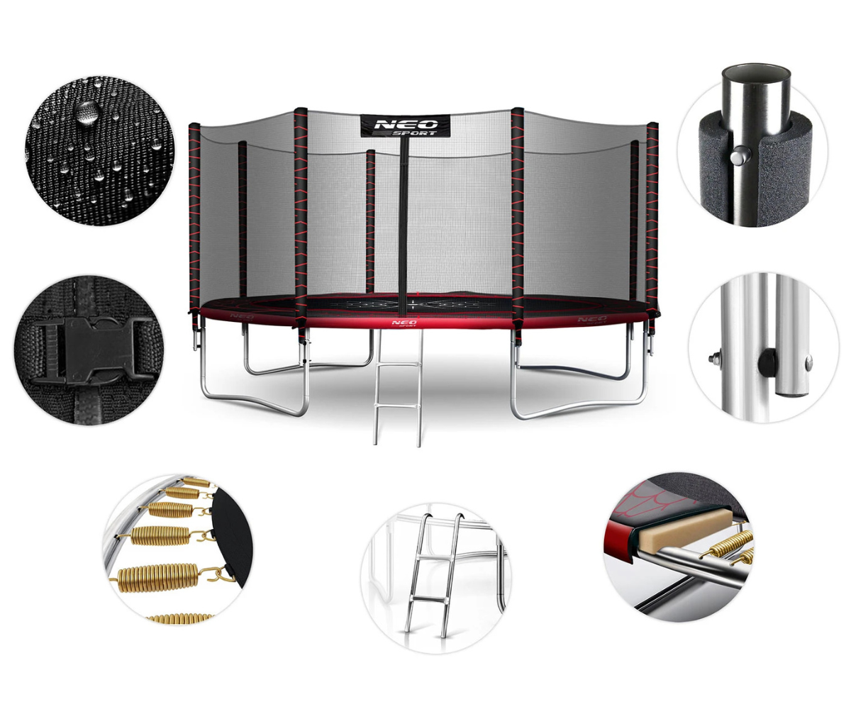 Suur batuut aeda aktiivseks mänguks.