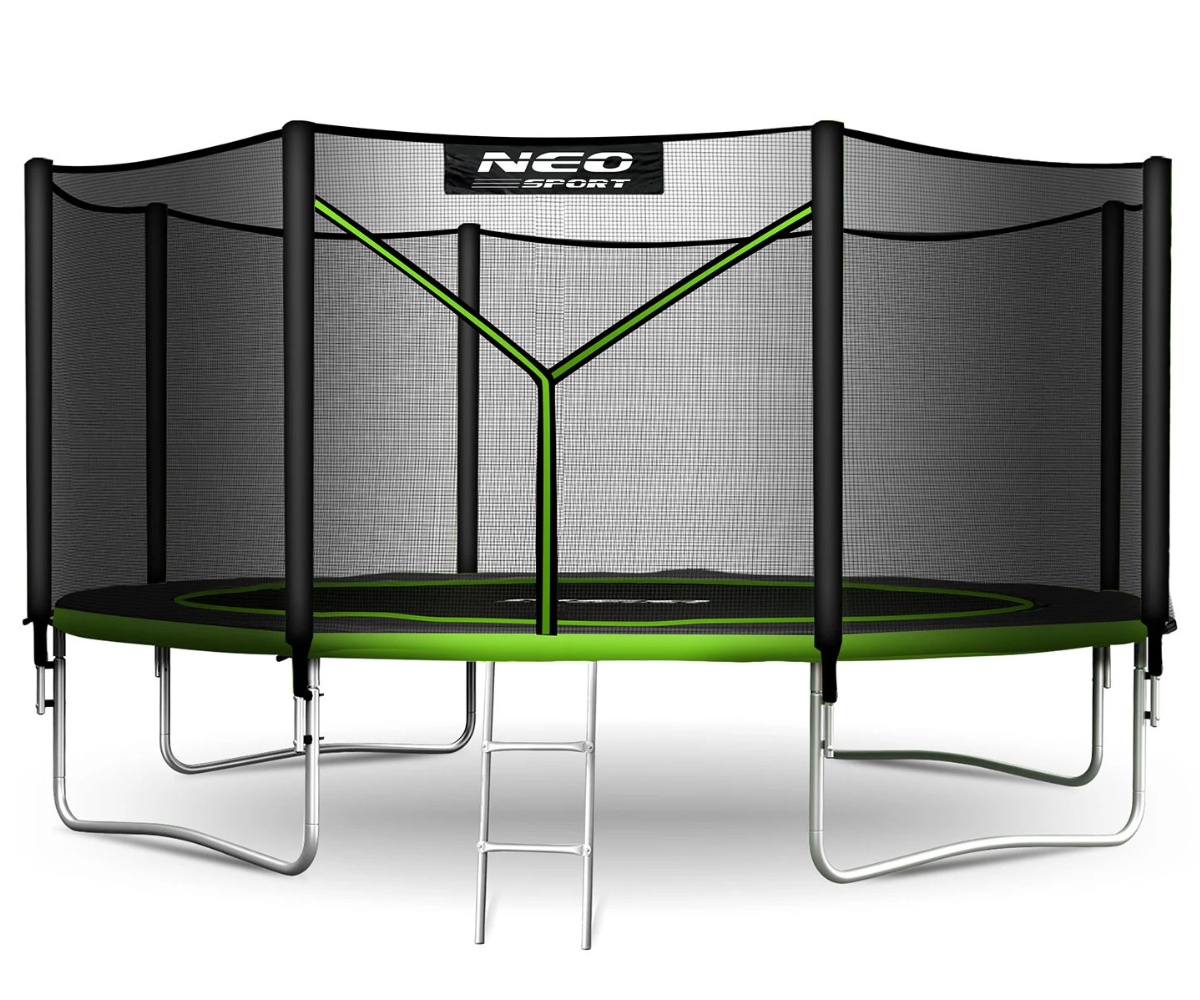 Neo-Sport 435 cm batuut lõbusaks ja aktiivseks õuemänguks.