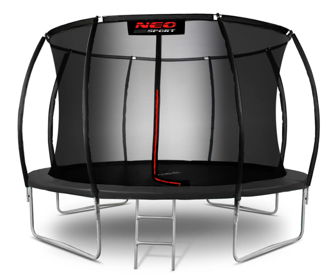 Vastupidav 435 cm batuut tsingitud terasraamiga.