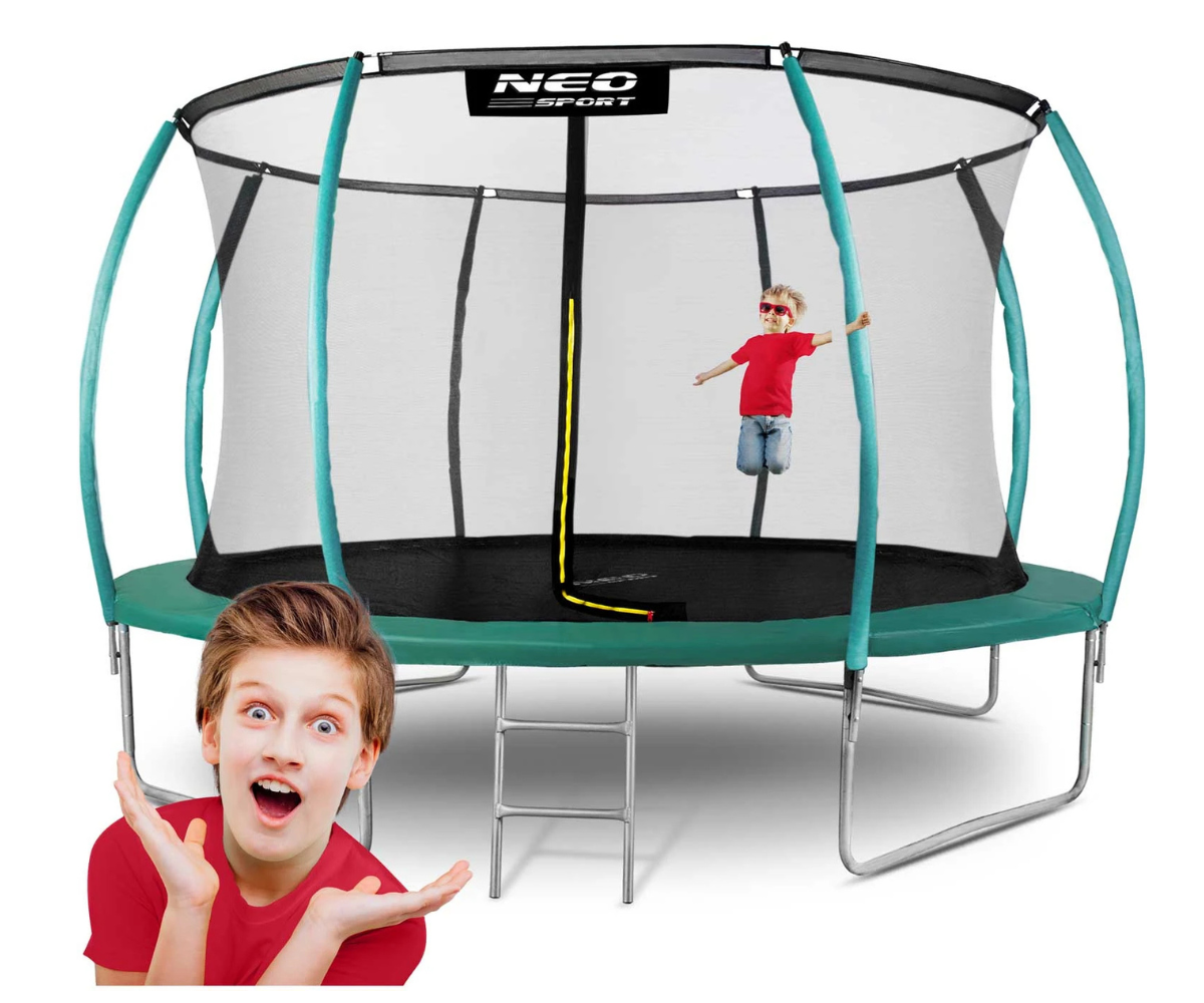 435 cm batuut sisemise võrguga perele õuekasutuseks