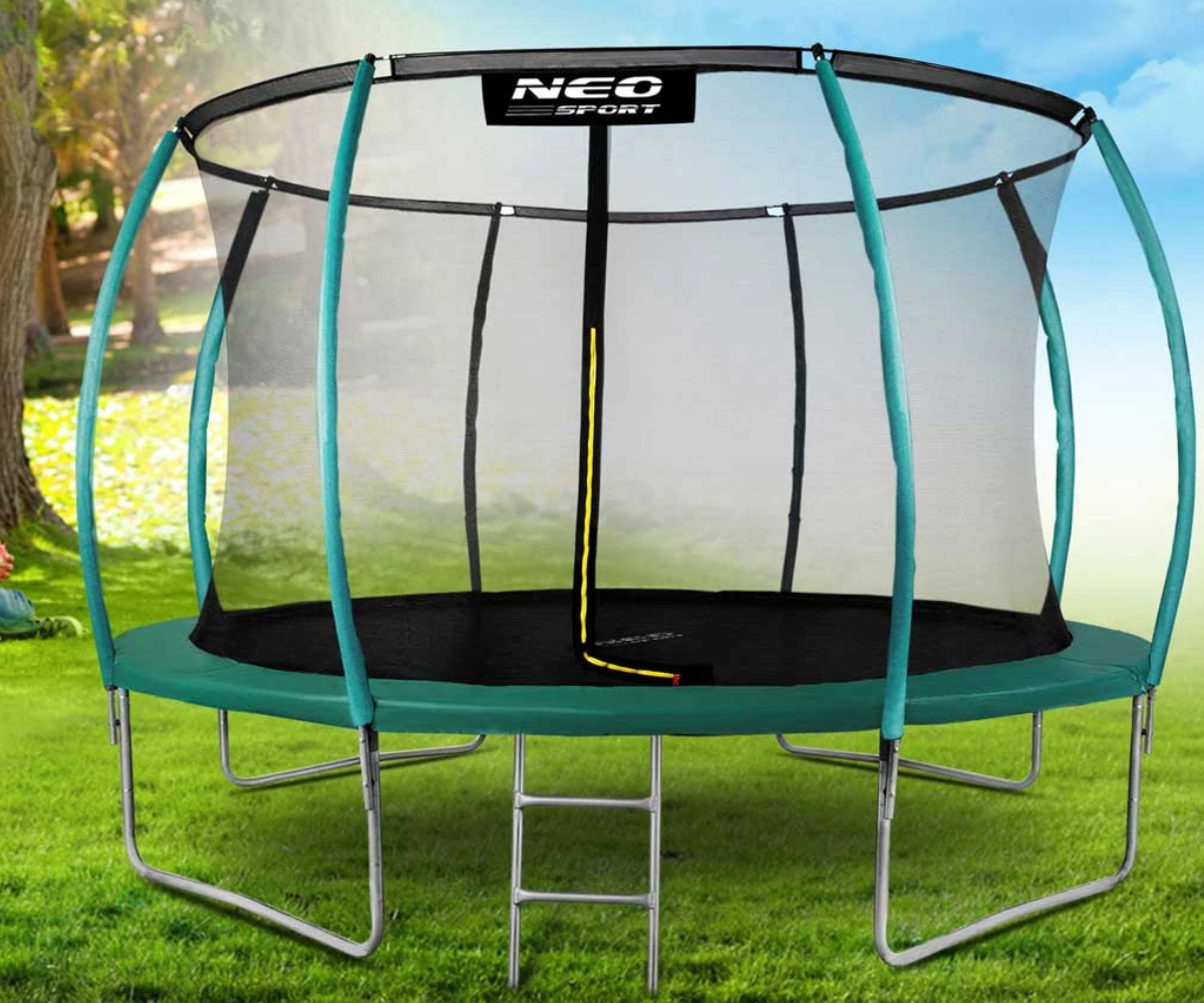 Neo-Sport batuut 435 cm aeda lõbusaks ja aktiivseks mänguks