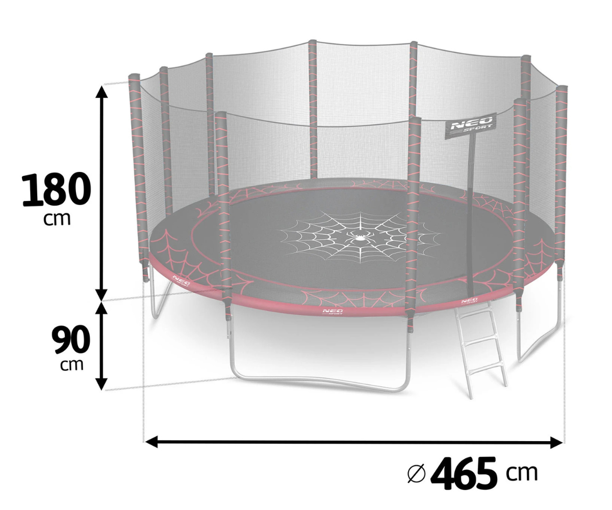 Neo-Sport batuut 150 kg kandevõimega.