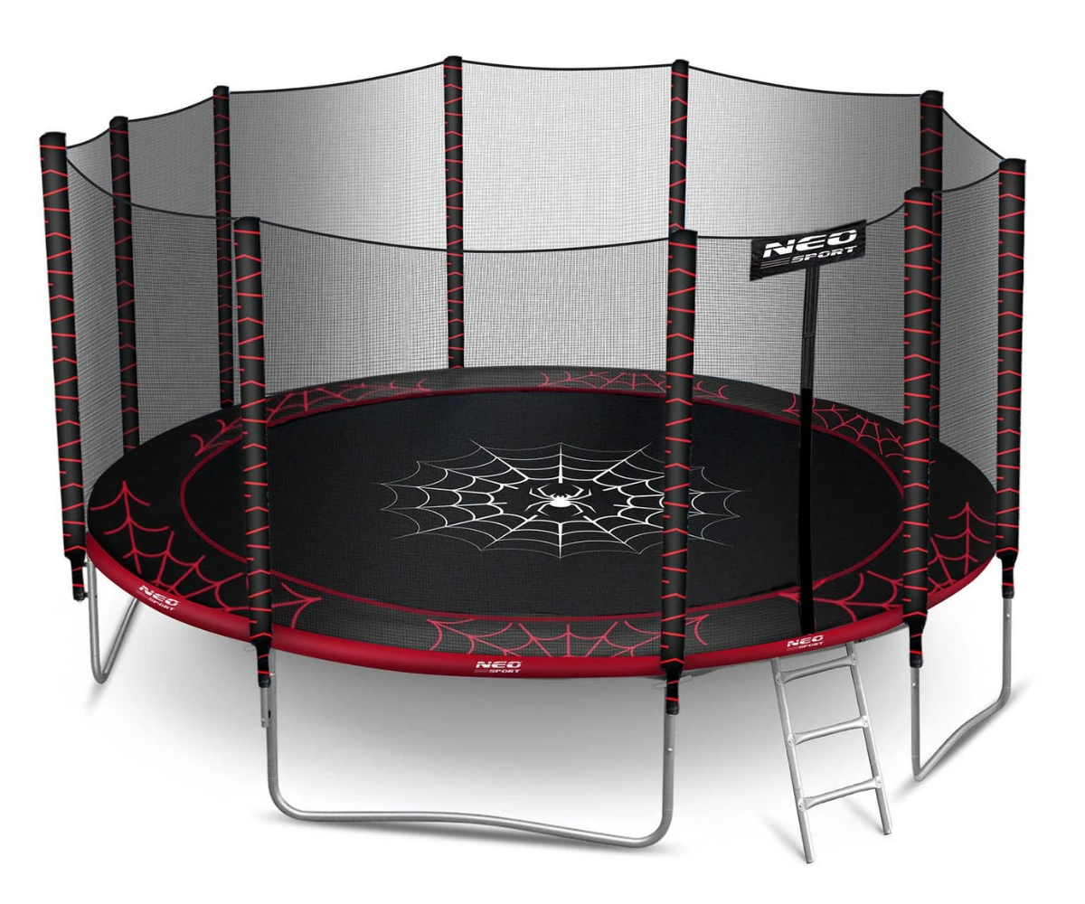 Neo-Sport aiabatuut 465 cm turvavõrgu ja redeliga.