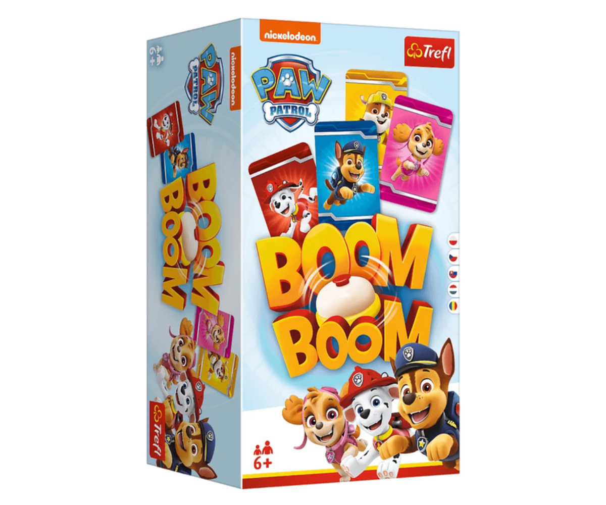 Boom Boom Käpapatrull osavusmäng kaartide ja kellaga