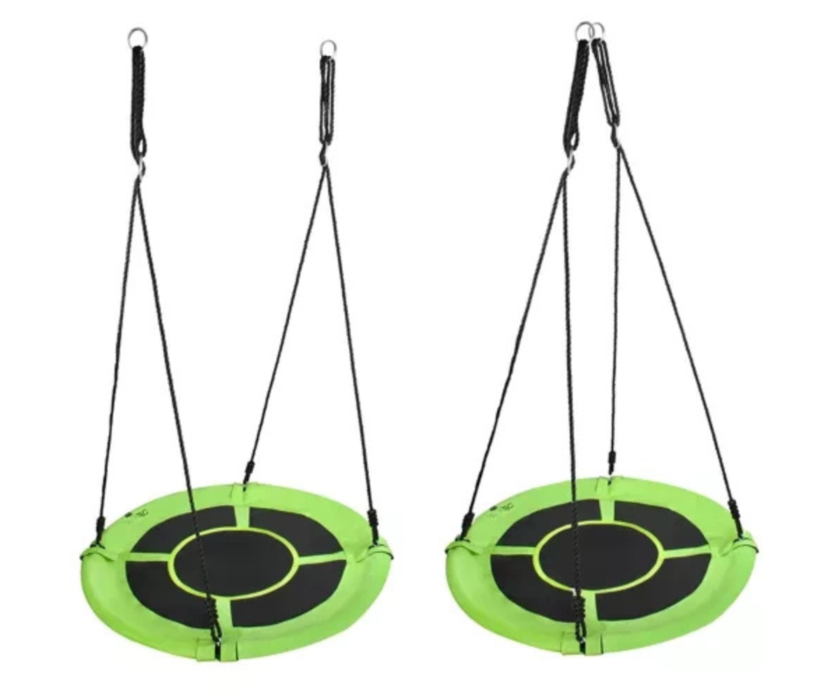 Suur stork’s nest tüüpi kiik lapsele ja perele õues kasutamiseks