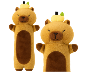 Kapibaara kujuline pikk plüüsist padi pehme täidise ja armsa disainiga