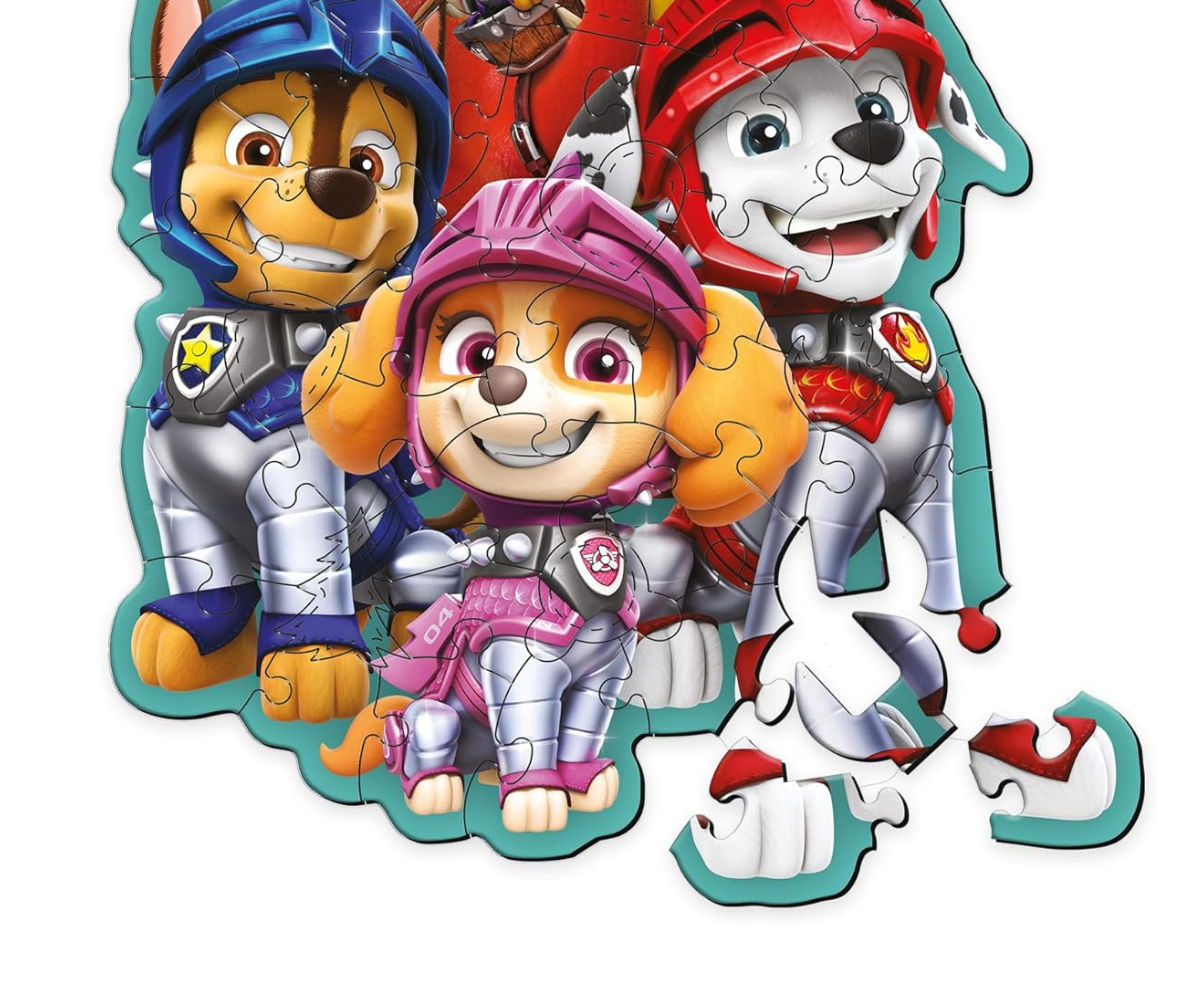 Puidust kontuurpusle 50 osa Käpapatrulli seikluste teemal