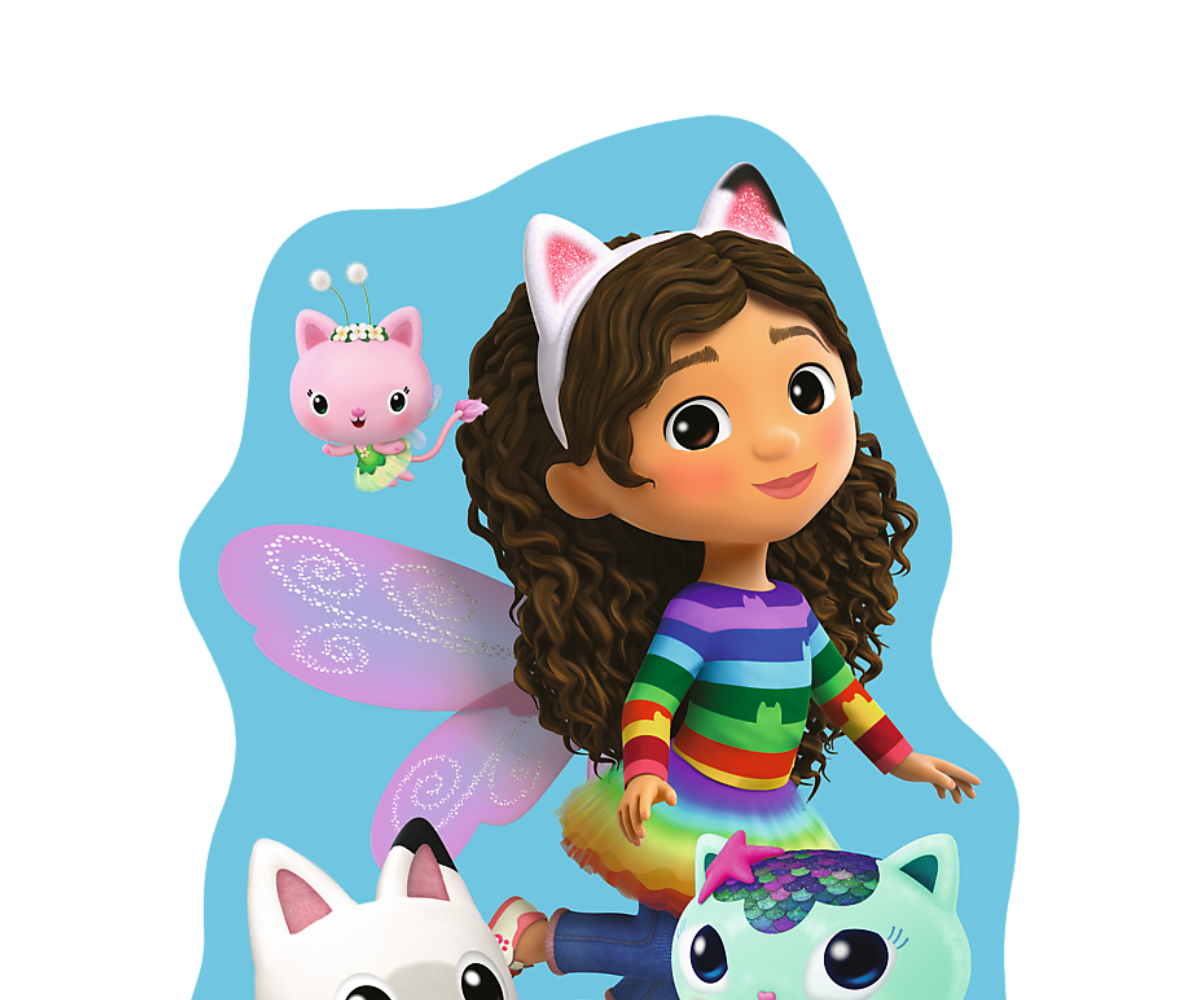 Trefl puidust pusle Gabby teemal erikujuliste detailidega