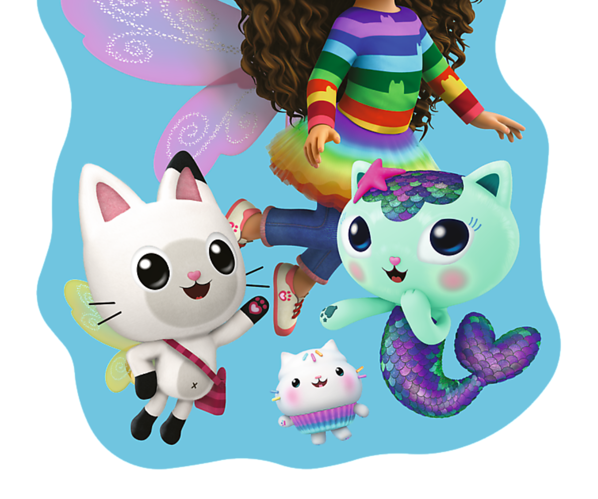 Puidust kontuurpusle 50 osa Rõõmus Gabby värvilise kujundusega