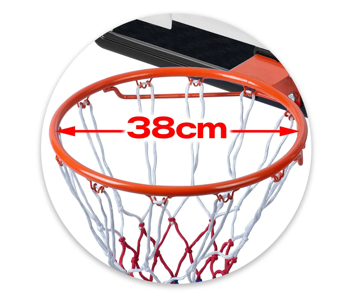 Neo-Sport NS-281 korvpallikorv realistliku põrkega korviplaadiga.