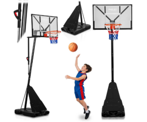 Neo-Sport NS-284 mobiilne korvpallikorv, lihtne paigaldada ja kasutada.