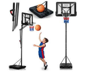 Reguleeritav korvpallikorv aeda või mänguväljakule.