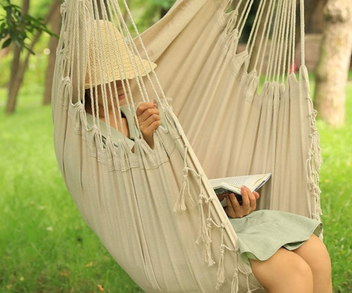 Mugav Brazilian ripptool puidust tala ja tugevate nööridega