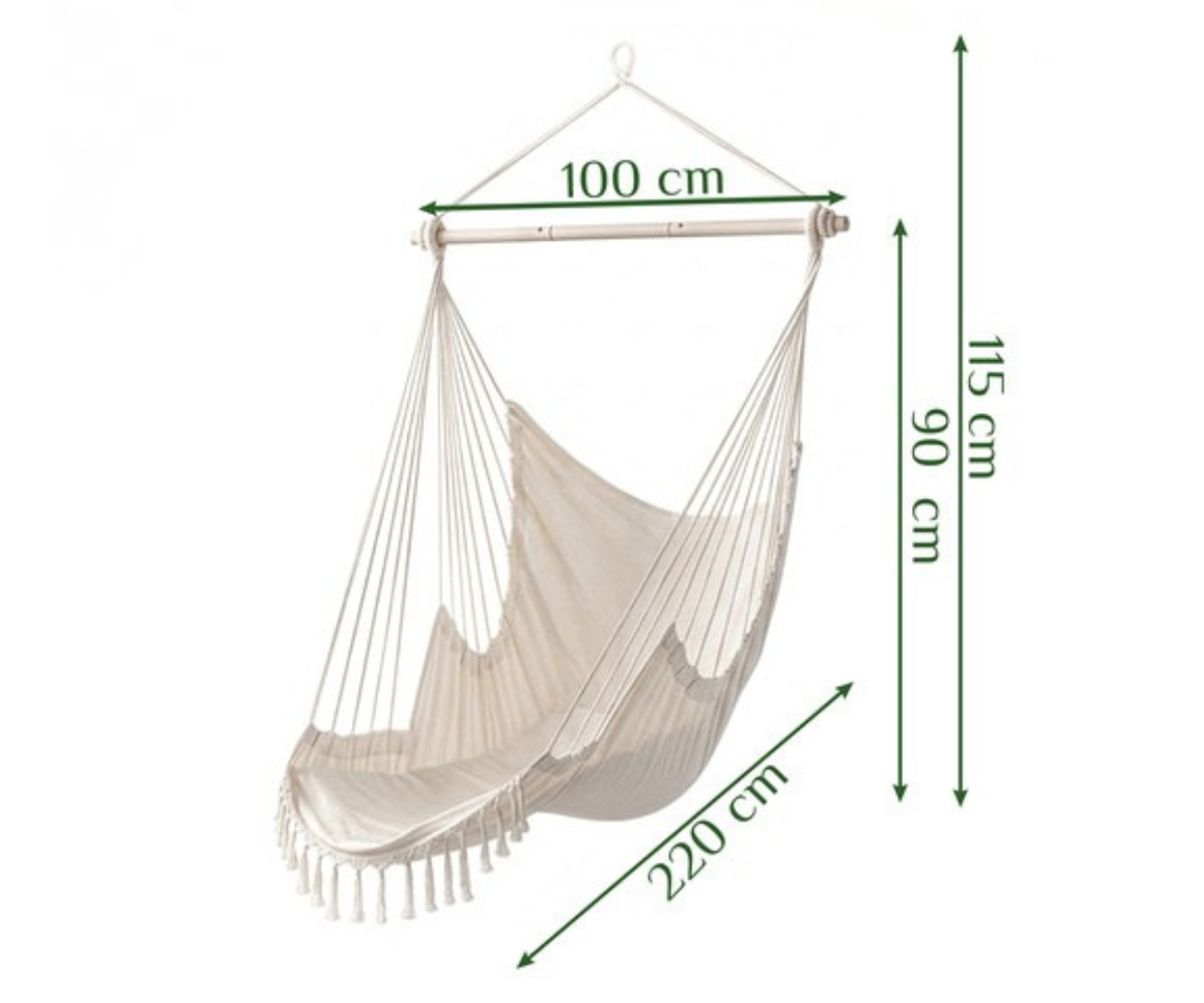 Brasiilia stiilis ripptool kokkupandava jalatoe ja patjadega
