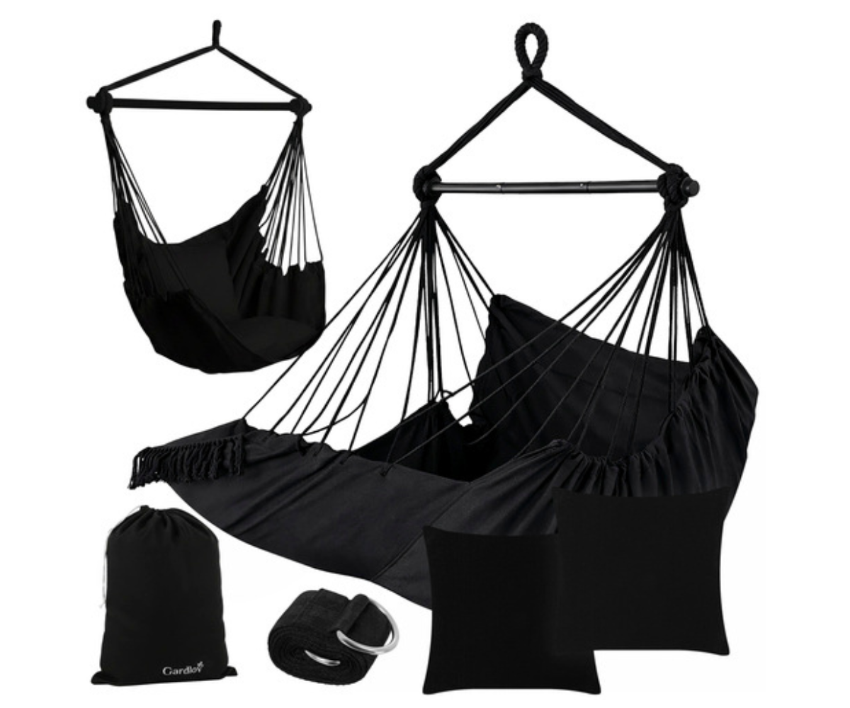 Hubane hall ripptool-kiik lugemiseks, puhkuseks ja lõõgastumiseks