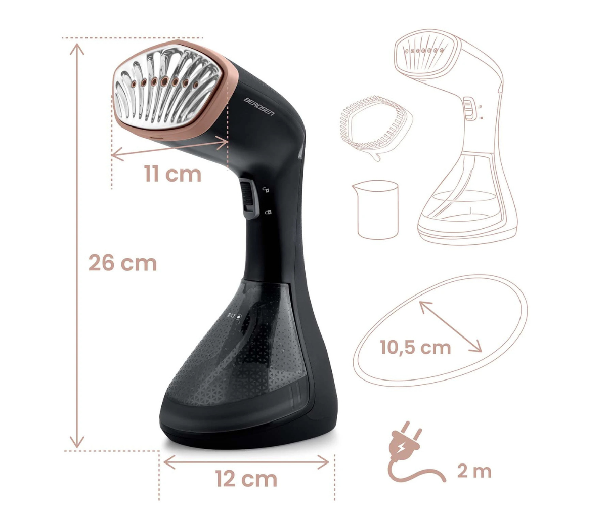 Auruti riiete, mantlite ja polstri hooldamiseks praktiliste lisatarvikutega