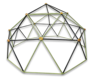 Laste ronimiskuppel aeda 300 x 143 cm eestvaates