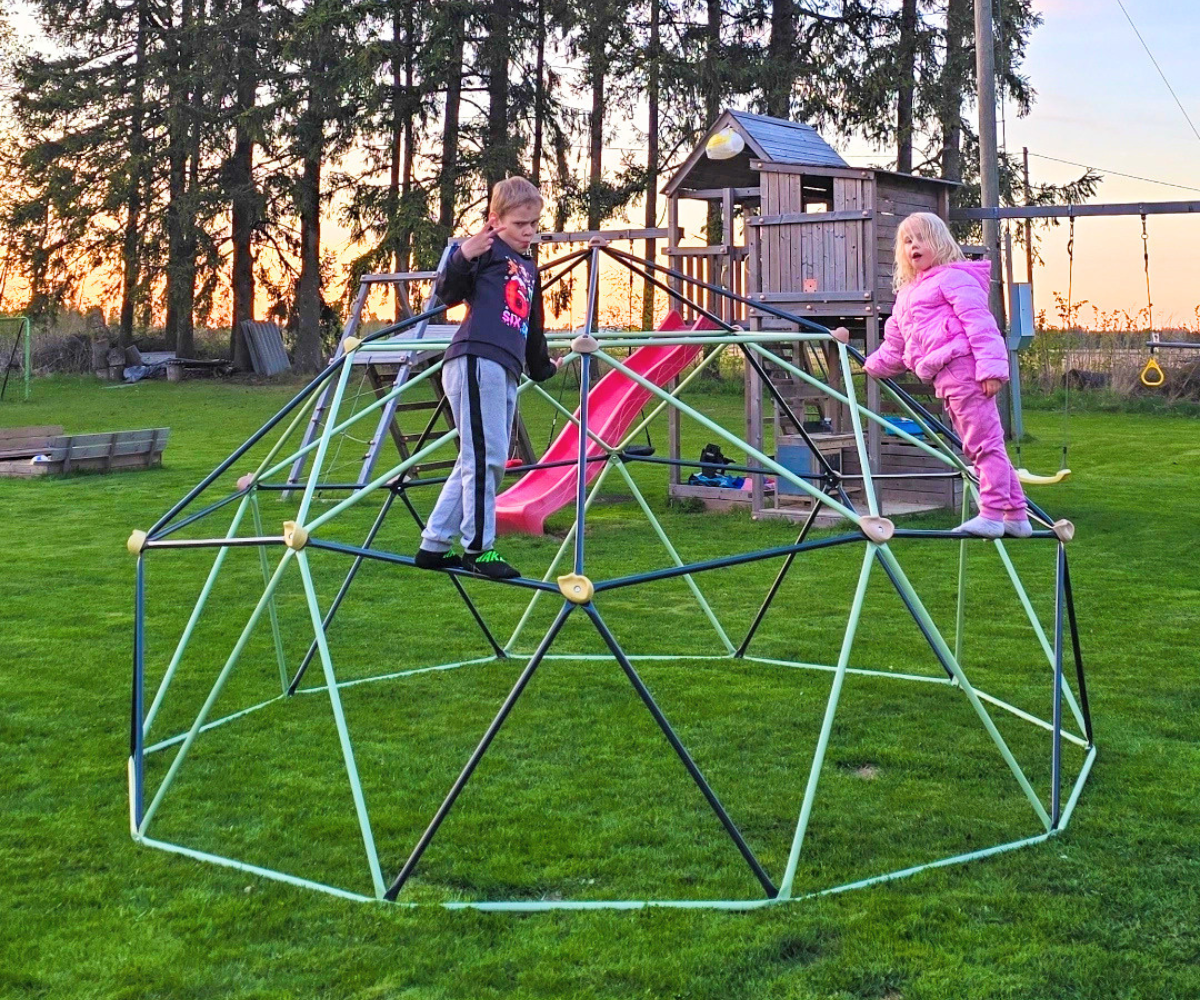 Ronimiskuppel lastele aeda 370x180cm – Lean Toys