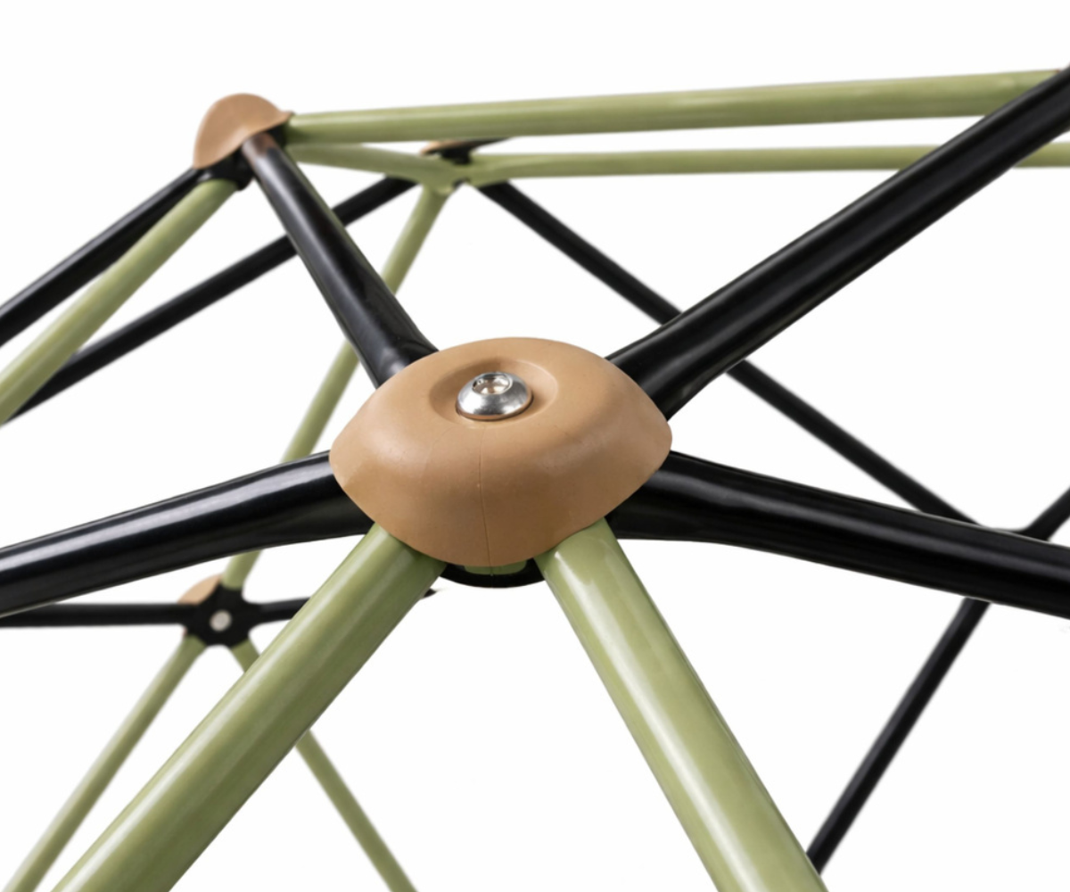 Laste ronimiskuppel aeda 370 x 180 cm eestvaates